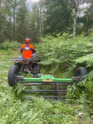 Photo opérateur sur quad